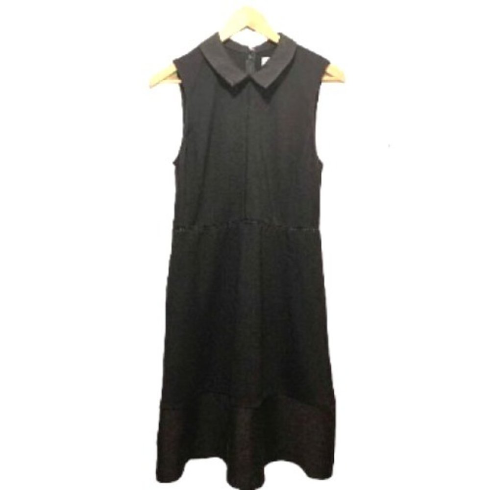 ERIN Erin Fetherston Marie Black Dress 10 Fit Flare Sleeveless Openwork Work - Picture 2 of 12